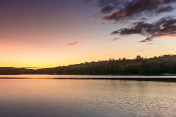 Sunset over Algonquin Provincial Park