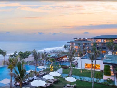 Alila Seminyak Aerial view