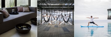 Spa Foot Soak, Aerial Yoga and Surf Yoga at Alila Villas Uluwatu