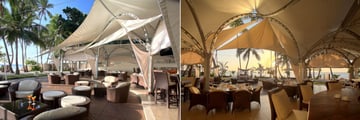 Sails Beach Bar and Restaurant at Almanara Luxury Resort