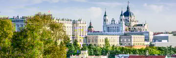 Almudena Cathedral in Madrid, Spain