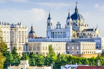 Almudena Cathedral in Madrid, Spain