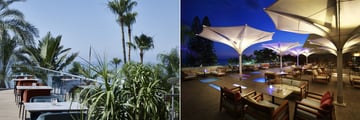 Athina Lounge and Blue Breezes Lounge at Amathus Beach Hotel