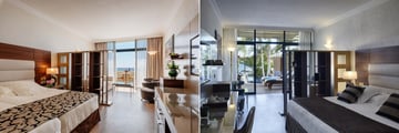 Junior Suite Sea View and Junior Suite with Private Pool at Amathus Beach Hotel