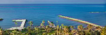 Sea views from Amathus Beach Hotel 