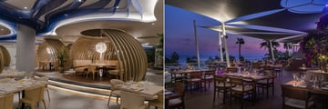 Thalassa Restaurant and The Grill Room terrace at Amathus Beach Hotel