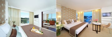 Deluxe Room with Balcony and Standard Room with Balcony at Amfora Hvar Grand Beach Resort
