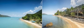 An Lam Retreats Ninh Van Bay, Aerial View of Beach, Pool and Resort