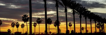 Anaheim at sunset