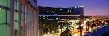 Anaheim at twilight