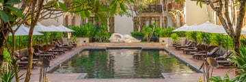 The main pool at Anantara Angkor Resort