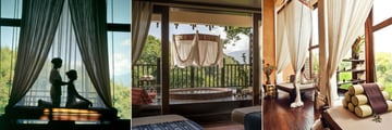 Anantara Golden Triangle Resort, Spa Traditional Thai Massage, Spa Treatment Room and Spa Relaxation Area