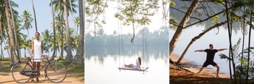 Cycling, relaxing and practicing yoga at Anantara Kalutara Resort