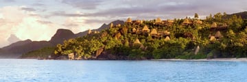 Anantara Maia Seychelles Villas, View of Villas and Beach