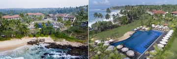 Anantara Peace Haven Tangalle Resort, Aerial View of Hotel, Beach and Pool