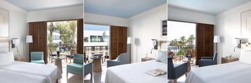 Inland View Room, Side Sea Facing Room and Sea View Room at Annabelle