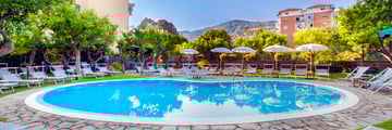 The pool at Antiche Mura