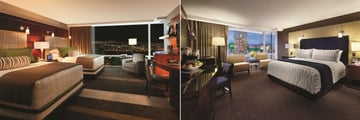 Deluxe Queen Room and Deluxe King Room at Aria Resort & Casino