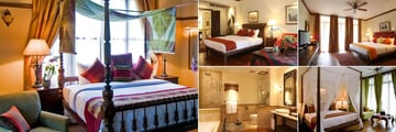 Ariyasom Villa, (clockwise from left): Executive Suite, Deluxe Room, Studio, Executive Deluxe and Bathroom