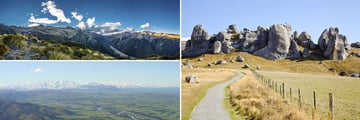 Arthur's Pass, Canterbury Plains & Castle Hill