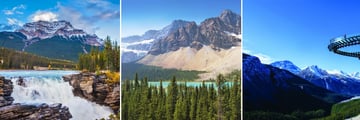 Athabasca in Jasper, Lake Louise & Glacier Skywalk 