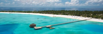 Arrival jetty at Atmosphere Kanifushi