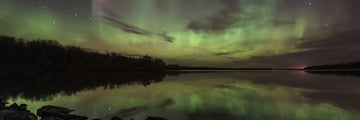 Northern Lights over Netley Creek, Manitoba