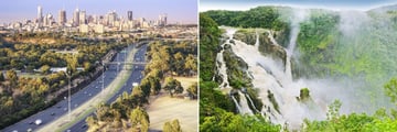 Melbourne and Barron Waterfalls