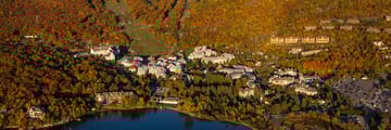 Aerial view of Mont Tremblant
