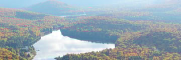 Autumn mist over Mont Tremblant