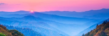 Autumn Sunrise over the Great Smoky Mountains