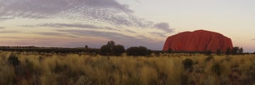 Ayers Rock at dusk