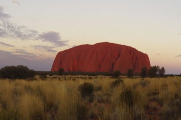 Ayers Rock at dusk