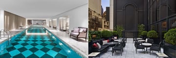 Pool and The Terrace at Baccarat Hotel