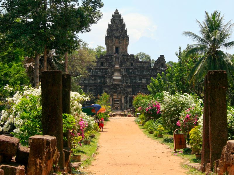 9th century temple, in Roluos, Cambodia