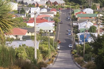 Baldwin Street, the steepest street in the world