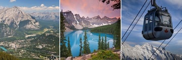 Scenery & Sulphur Mountain Gondola in Banff