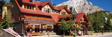Banff Ptarmigan Inn, Exterior in Summer