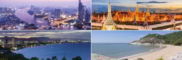 Bangkok & Hua Hin landscapes and attractions