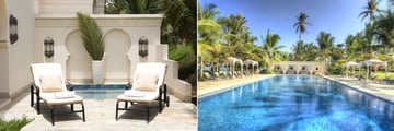 Baraza Resort & Spa, Private Pool and Main Pool
