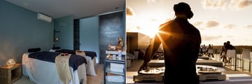 The spa and evening entertainment at Barcelo Hamilton Menorca