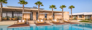 Lounge by the pool at Barcelo Nura