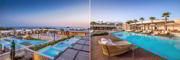 Views of the main pool at Barcelo Nura