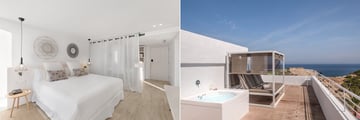 Deluxe Room with Oceanview Hot Tub at Barcelo Portinatx