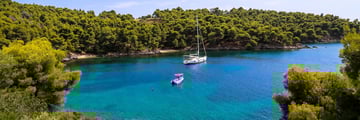 Hidden bay along the Sithonia Peninsula, Halkidiki