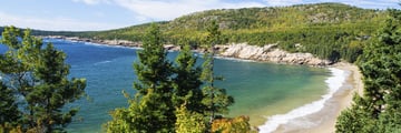 Acadia National Park's beautiful coastline