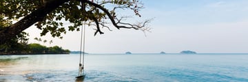 A secluded beach in Koh Chang