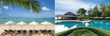 Beach and Pool at Peace Resort Samui