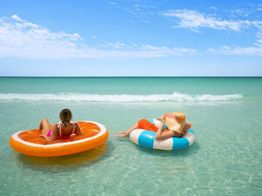 Beach floats at Panama City Beach