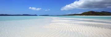 Remote beach on the Whitsunday Islands